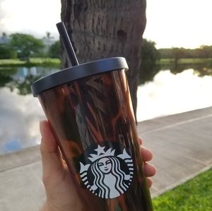 Starbucks Tortise Shell Mocha Swirl Cold Cup 24oz